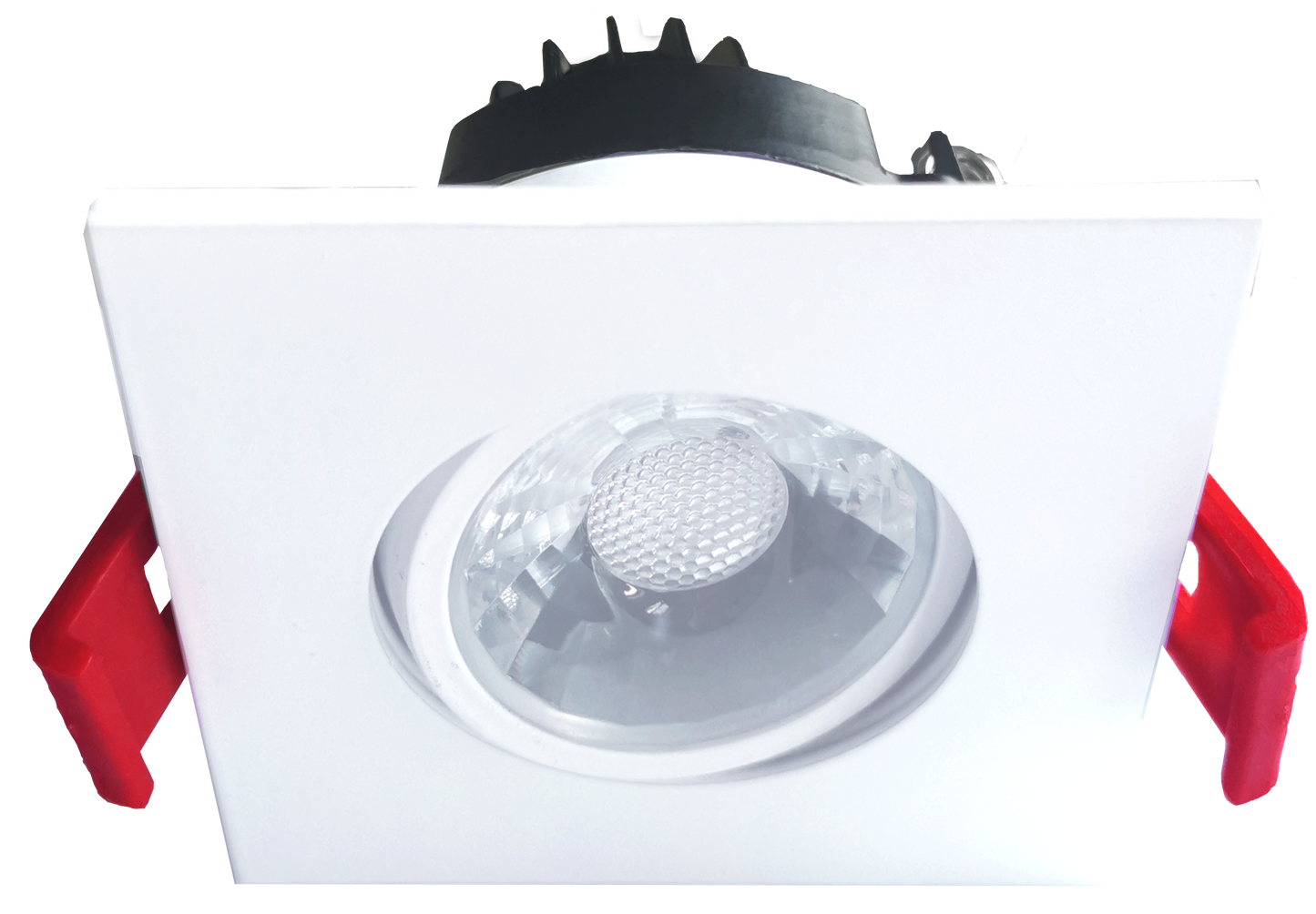3" Recessed LED Module Gimbal with Integral Driver in Connection Box 5CCT With 4" Square Trim