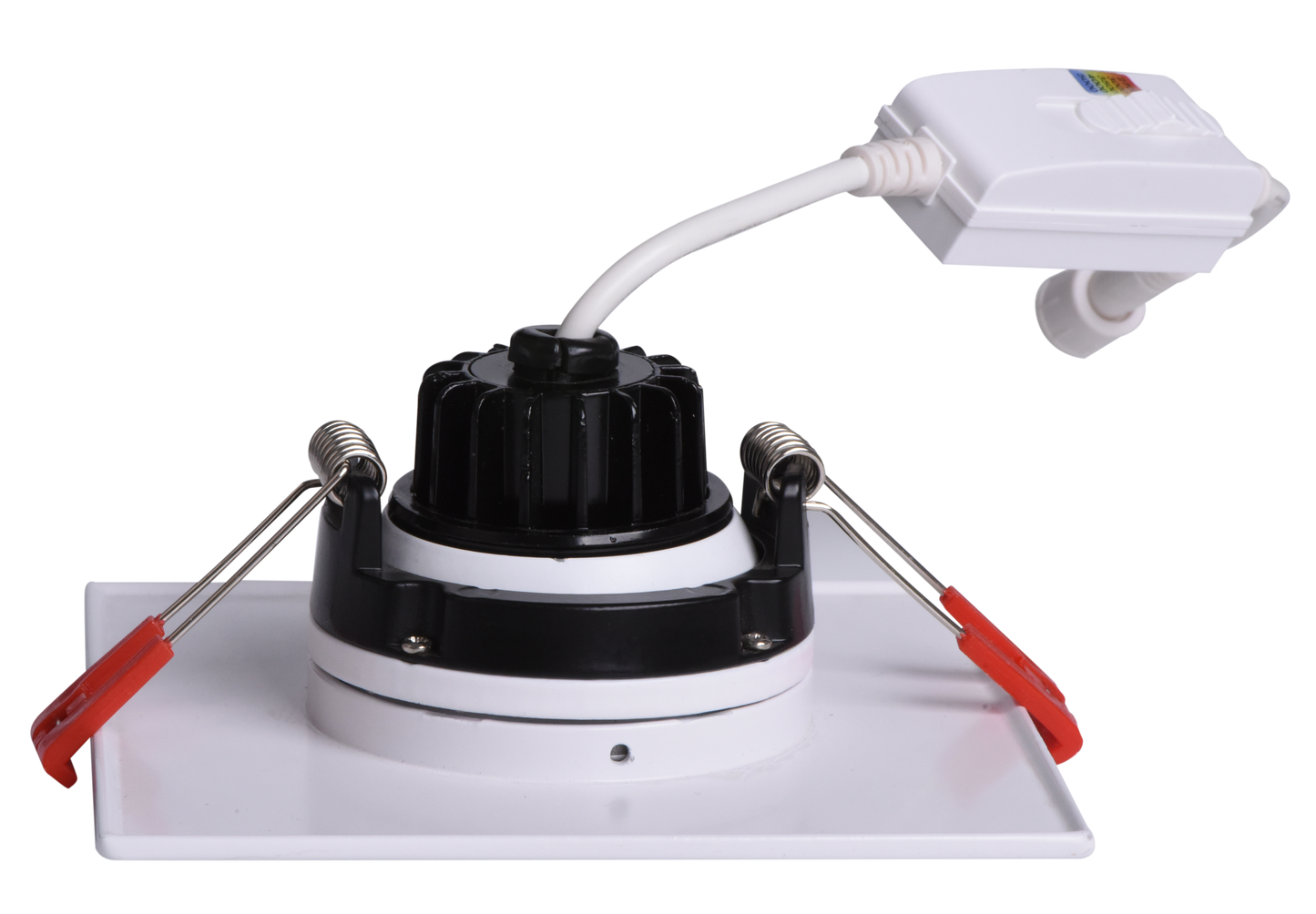 3" Recessed LED Module Gimbal with Integral Driver in Connection Box 5CCT With 4" Square Trim